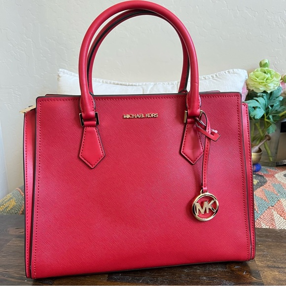 Michael Kors Sheila Tri Compartment Medium Satchel (No Long Strap) - Picture 1 of 17